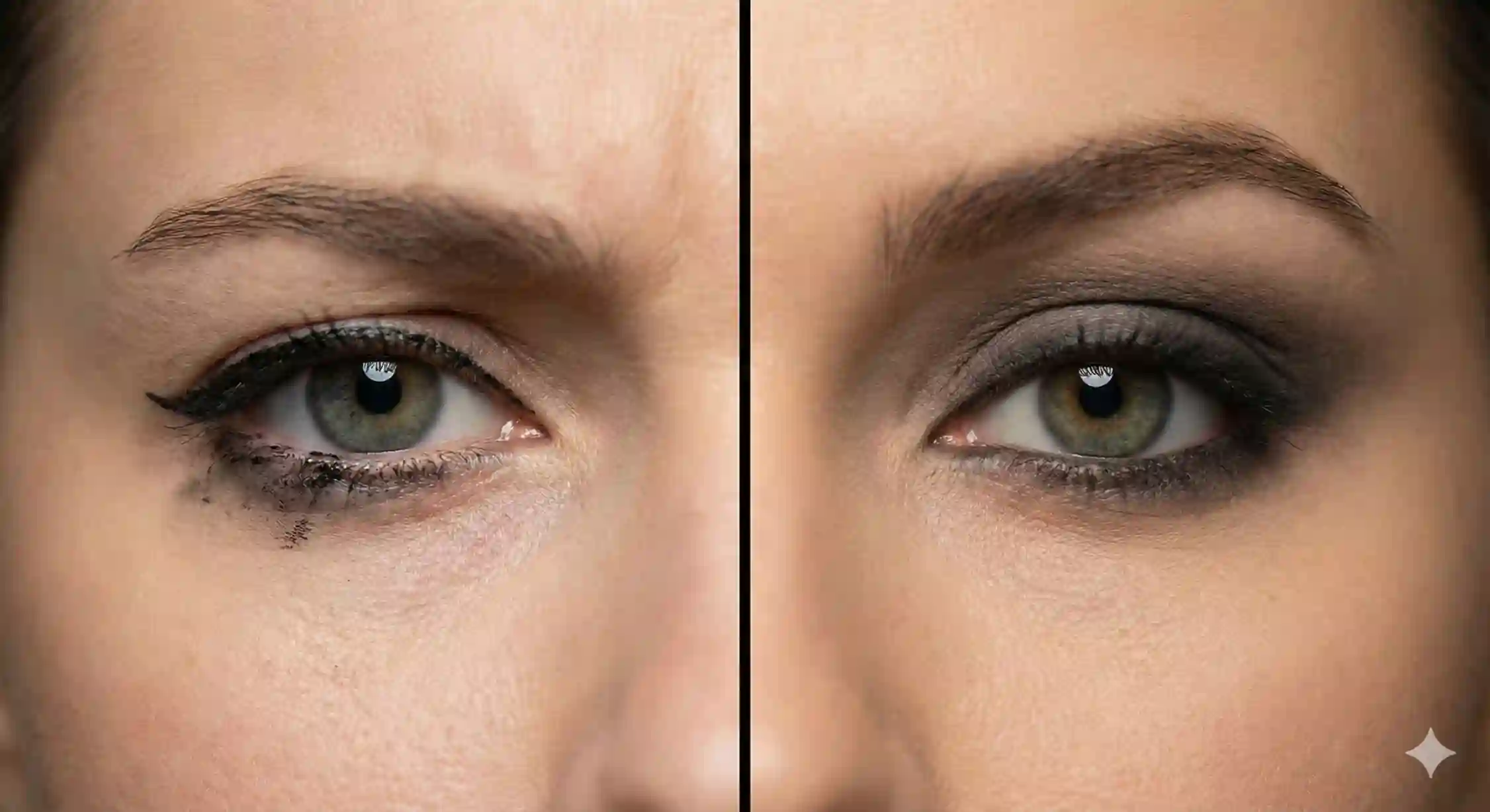 مقایسه راحتی کشیدن خط چشم با مداد نسبت به خط چشم مایع برای مبتدیان.